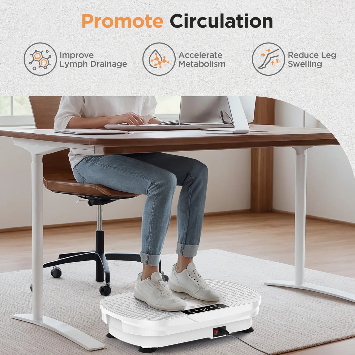 Feierdun Vibration Plate Exercise Machine For Weight Loss Toning