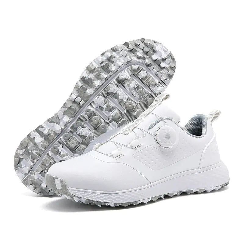 Men's Waterproof Golf Sneakers Casual Outdoor Comfortable Footwear