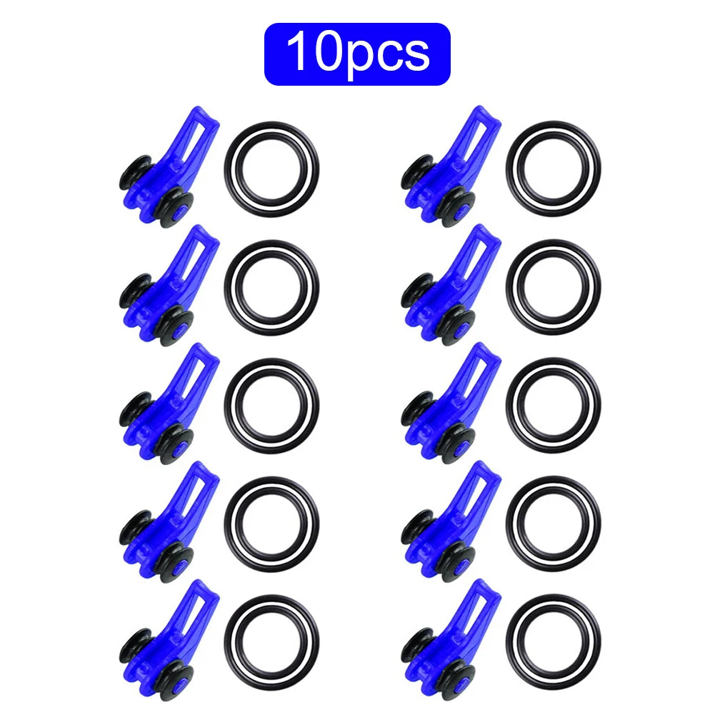 Shunmaii Plastic Fishing Hook Keeper Holder 10 Pieces