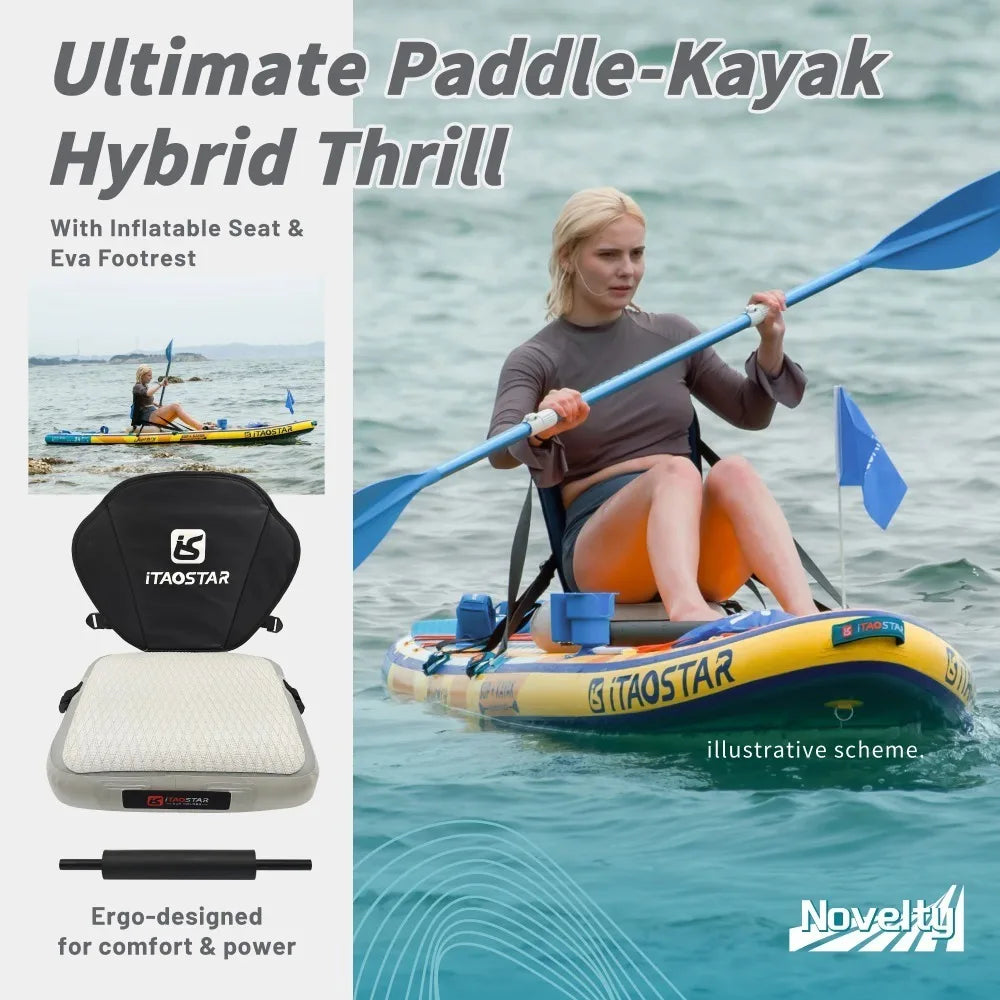 Inflatable Pulp Boards N01B 11'6 Inch Standing Paddleboard for Lakes and Rivers