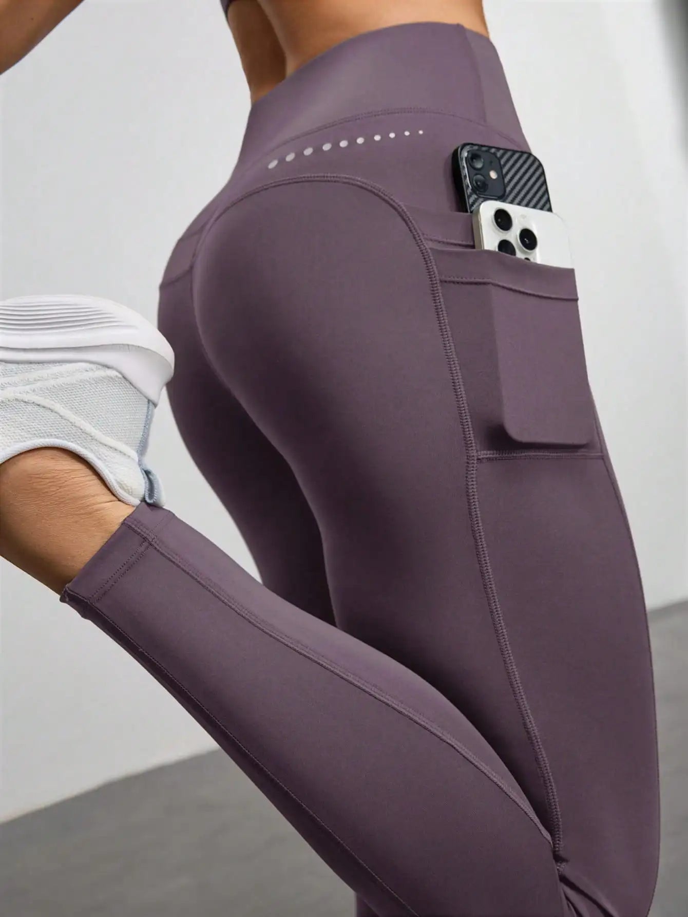 Women High Waist Fitness Leggings With Pockets Yoga Pants