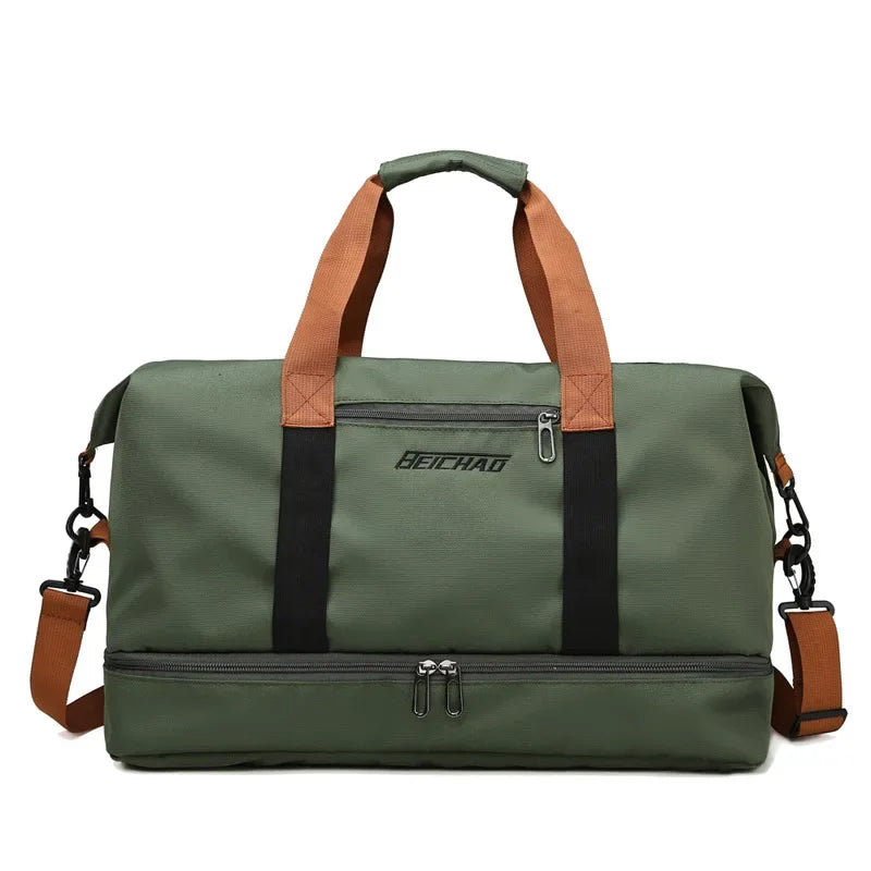 HDIRXGC Travel Gym Bag Portable Fitness Shoulder Crossbody Bag