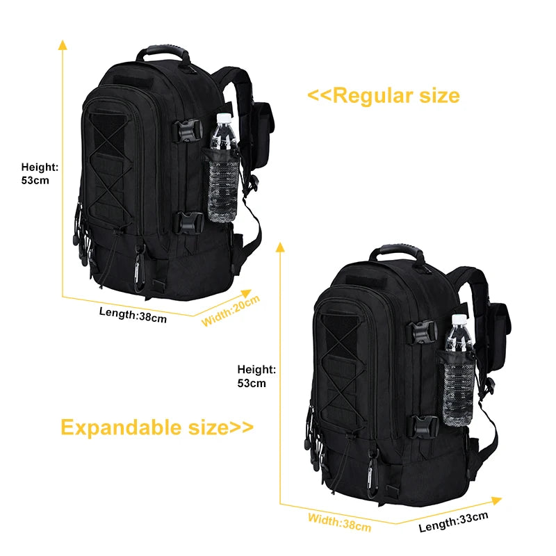 LQARMY Military Tactical Backpack Molle Assault Rucksack