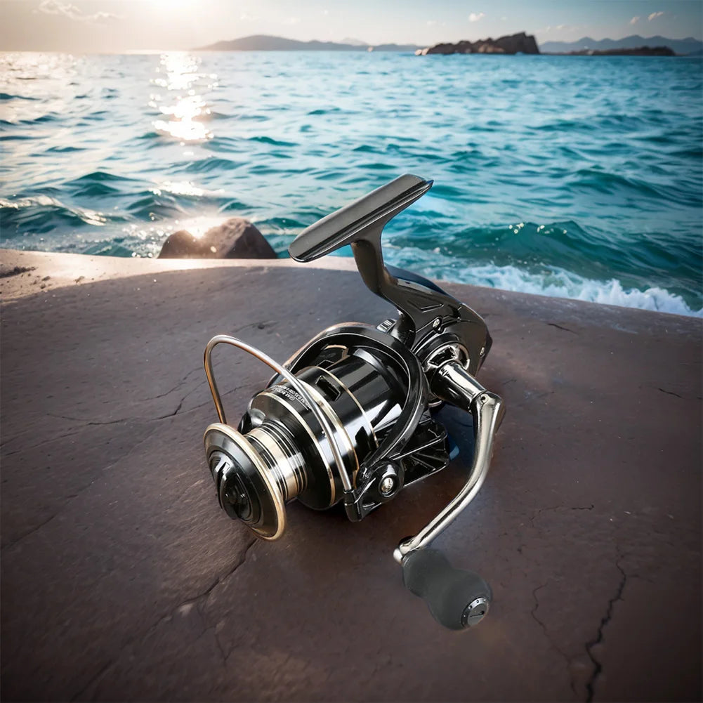 Alloyseed Spinning Reel Metal Coil Fishing Tackle