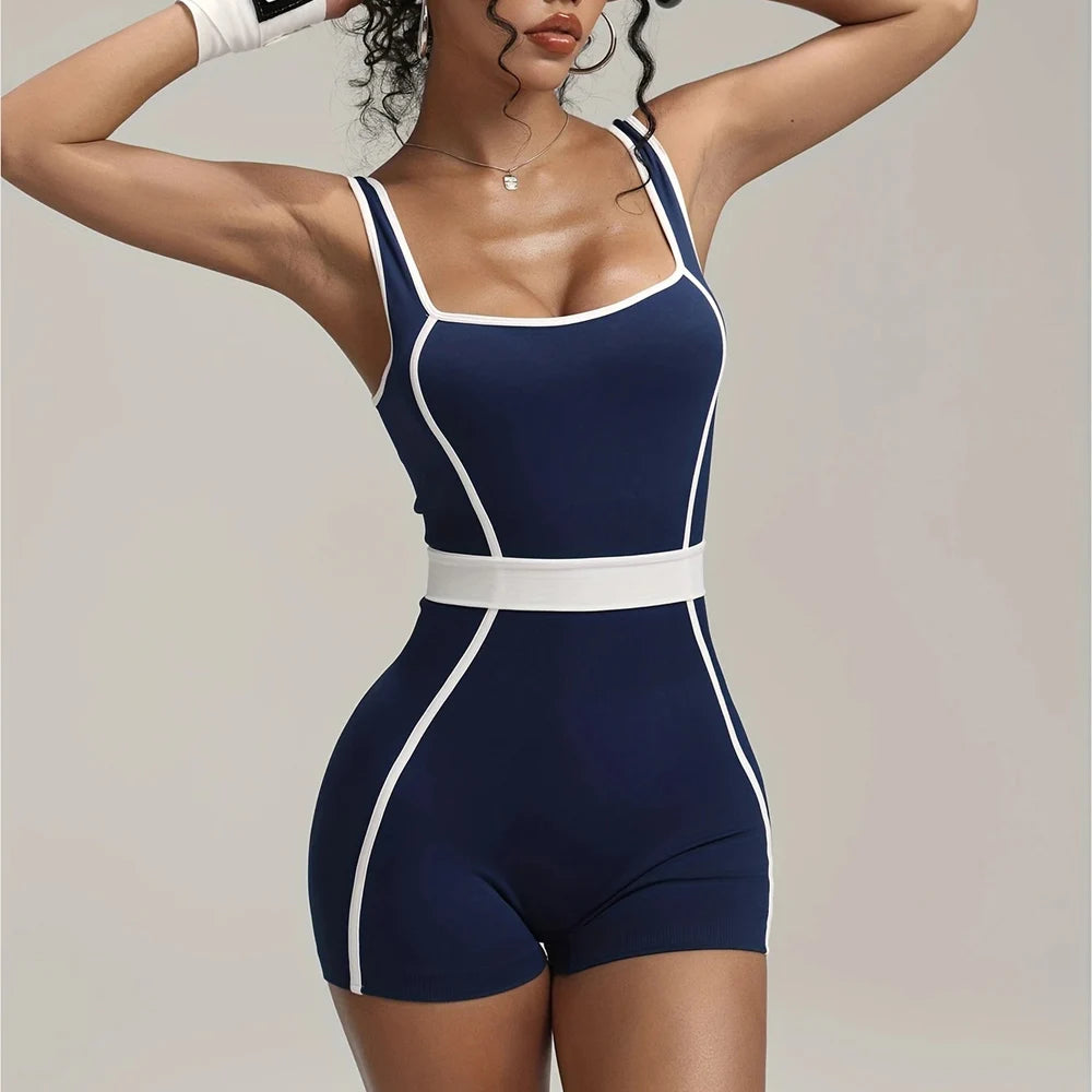 OLOEYERCN Womens Quick Dry Yoga Jumpsuit One Piece Athletic