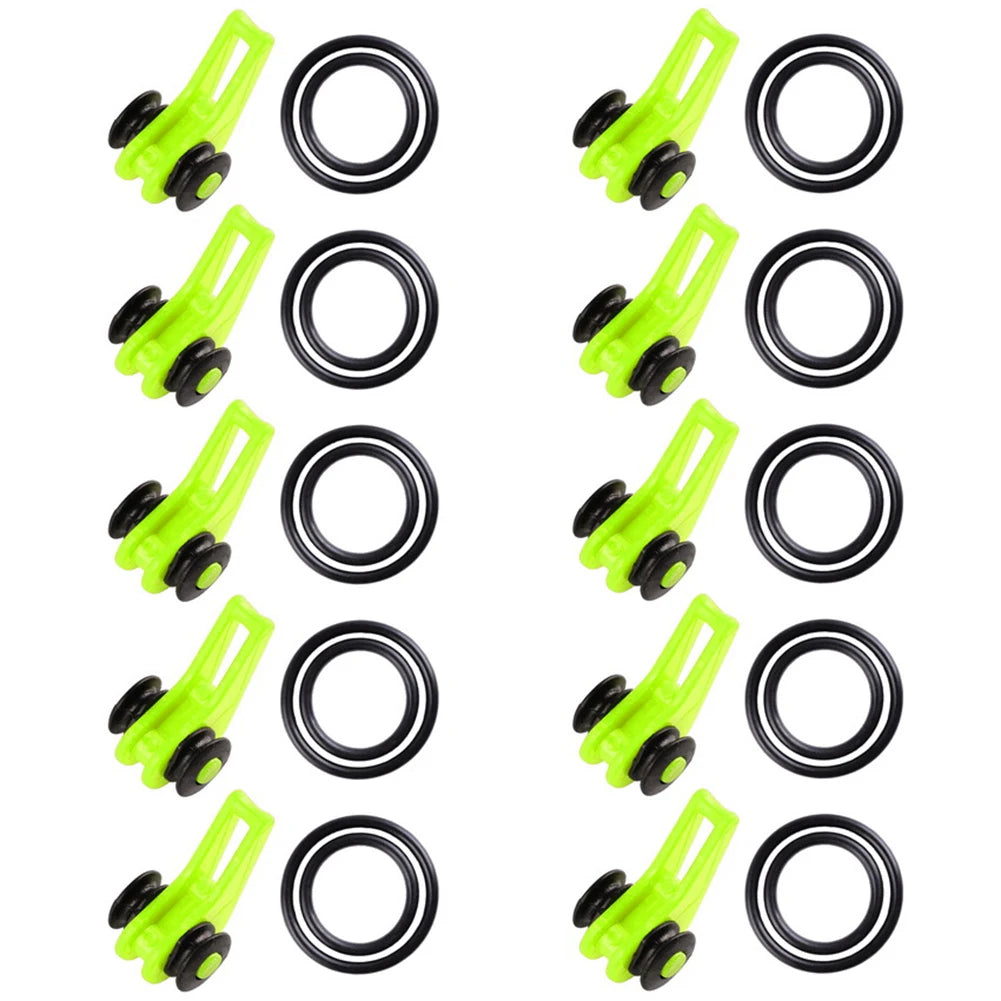 Shunmaii Plastic Fishing Hook Keeper Holder 10 Pieces