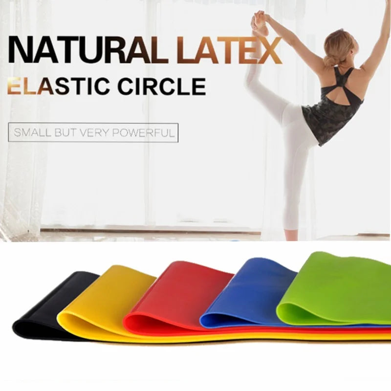 lpcbec Five Piece Fitness Resistance Bands Set For Home Gym And Yoga