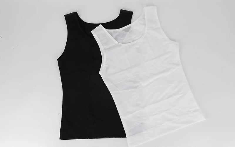 LALAMELONCN Mens Mesh Compression Vest Shapewear Tank Top