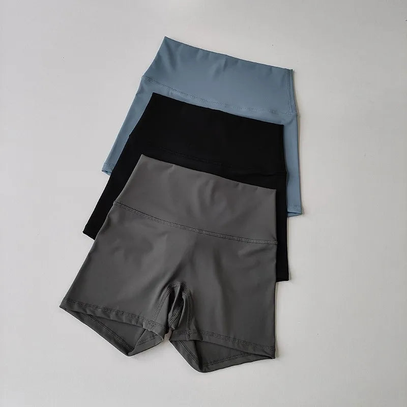 Women Yoga Shorts Breathable High Waist Fitness Running Cycling Gym