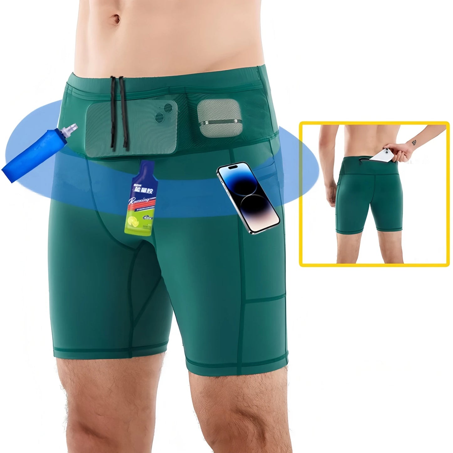 Guangdong Mul-Pockets Compression Shorts 3.0 Mens Running