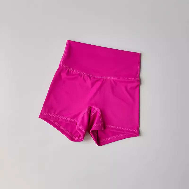 Women Yoga Shorts Breathable High Waist Fitness Running Cycling Gym