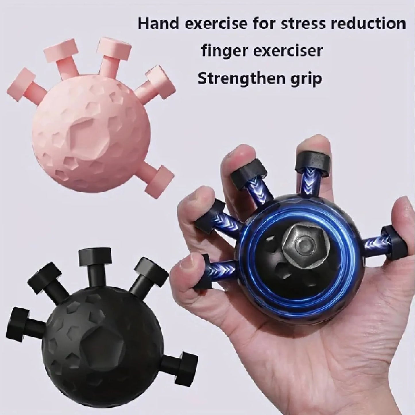 Adjustable Hand Grip Finger Trainer for Strength and Fitness at Home