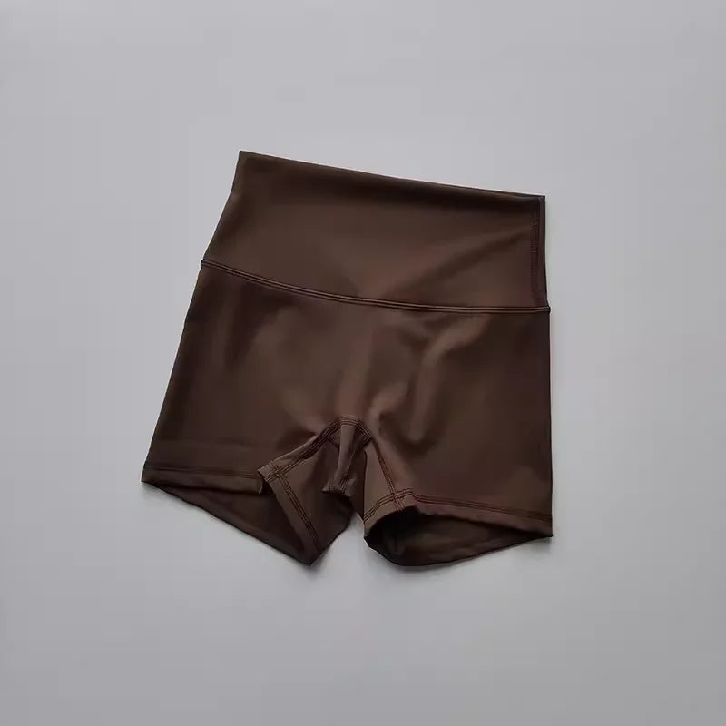 Women Yoga Shorts Breathable High Waist Fitness Running Cycling Gym