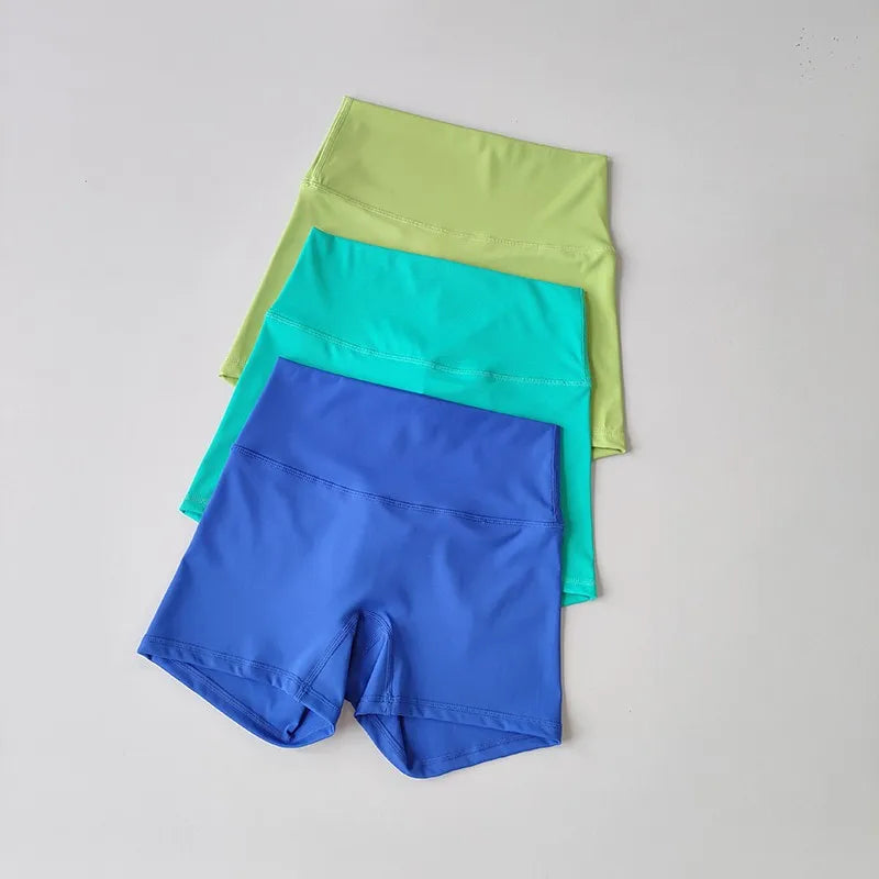Women Yoga Shorts Breathable High Waist Fitness Running Cycling Gym