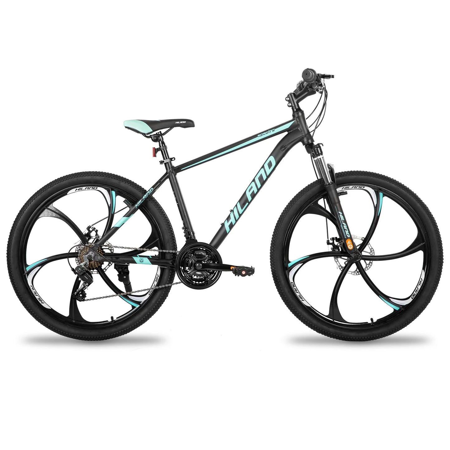Hiland Mountain Bike 21 Speed Drivetrain Aluminum Frame