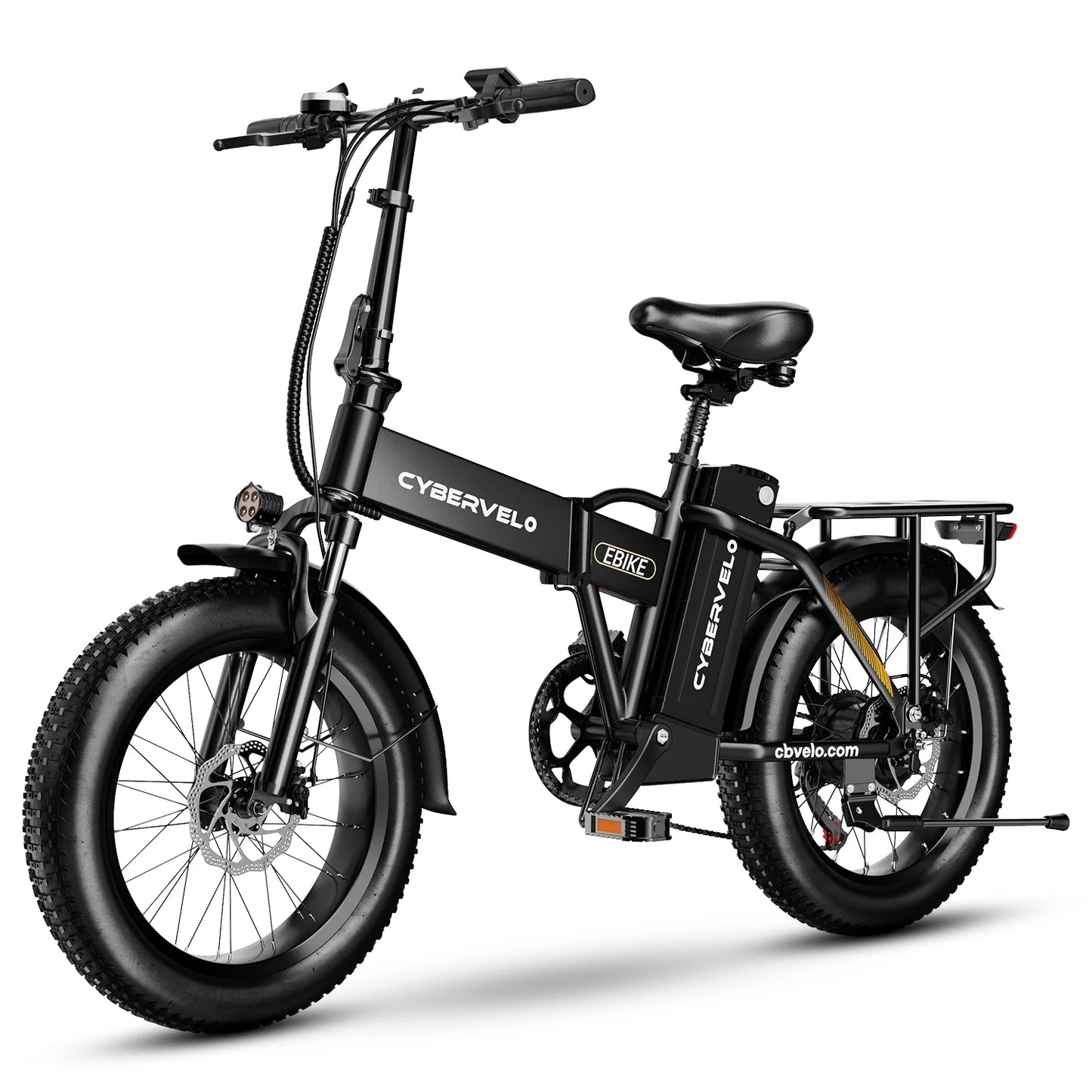 CYBERVELO 1000W Foldable Electric Fat Tire Ebike For Adults