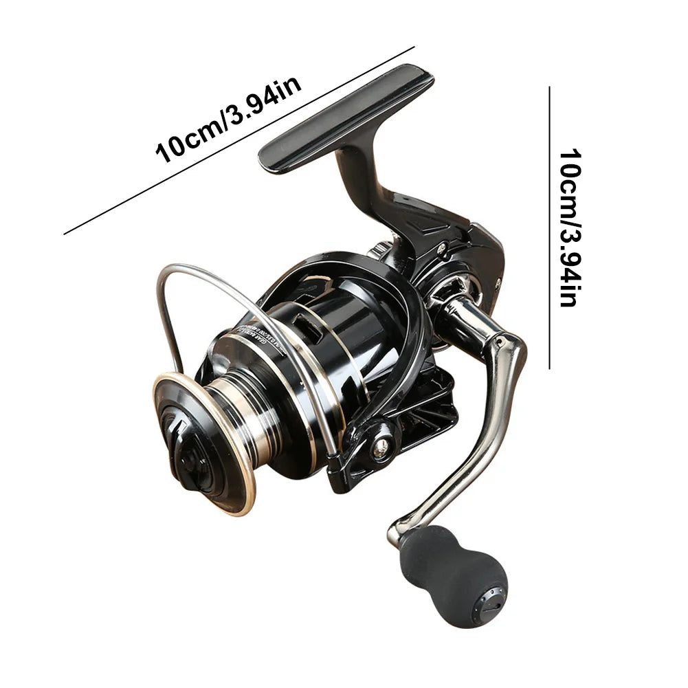 Alloyseed Spinning Reel Metal Coil Fishing Tackle