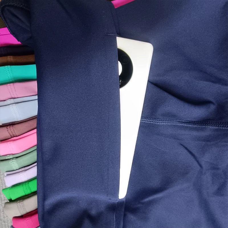Women's High Waist Sport Leggings With Pocket Gym And Yoga
