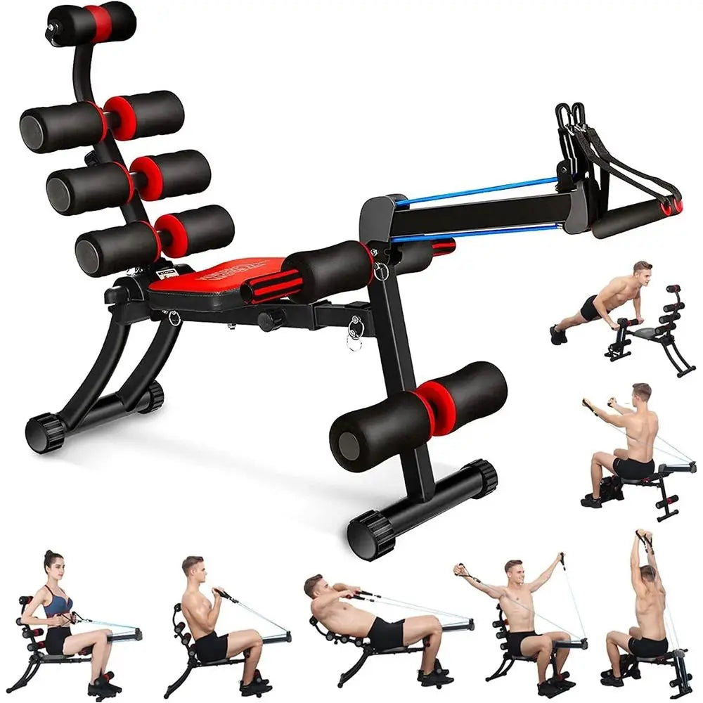 Adjustable Core And Abdominal Exercise Machine With 22 Workout Programs