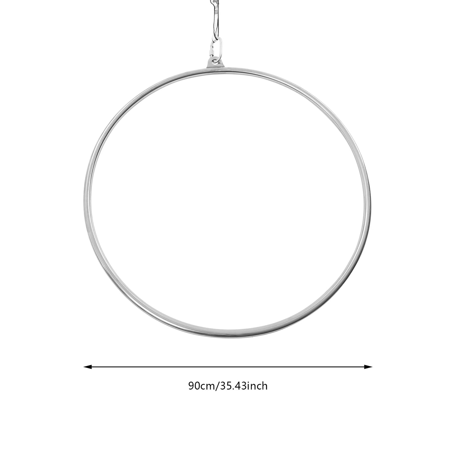 90cm Professional Aerial Hoop Set for Circus Dance and Yoga Training