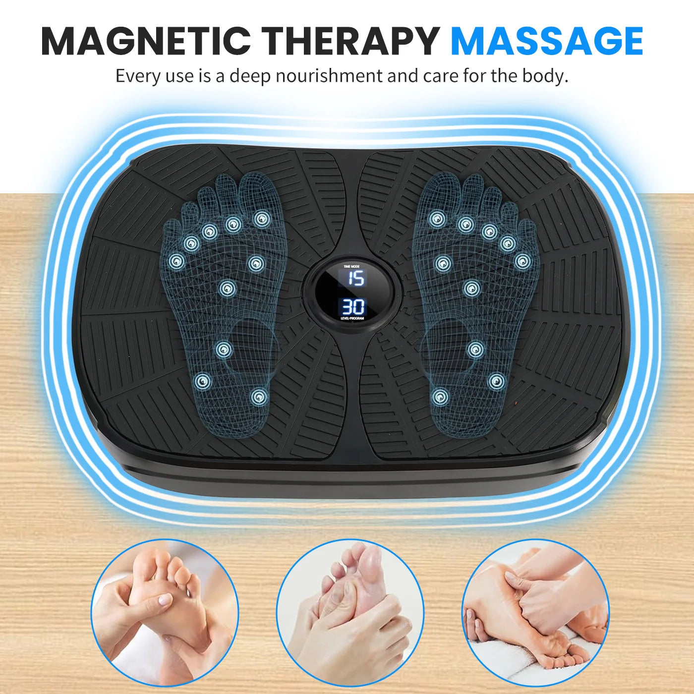 Vibration Plate Exercise Machine for Whole Body Workout and Weight Loss